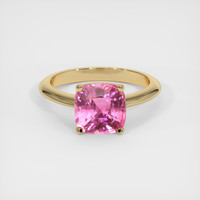 3.10 Ct. Sapphire Ring, 18K Yellow Gold 1