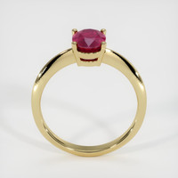 1.31 Ct. Ruby Ring, 18K Yellow Gold 3