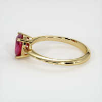 1.31 Ct. Ruby Ring, 18K Yellow Gold 4