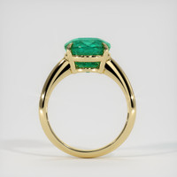 3.26 Ct. Emerald Ring, 18K Yellow Gold 3