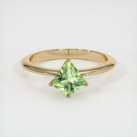0.86 Ct. Sapphire Ring, 18K Yellow Gold 1