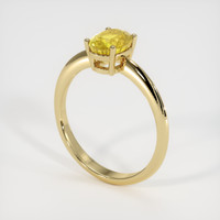 2.02 Ct. Yellow Sapphire Ring, 18K Yellow Gold 2