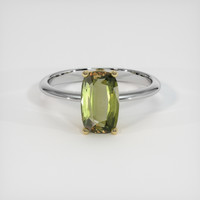 1.79 Ct. Gemstone Ring, 18K Yellow & White 1