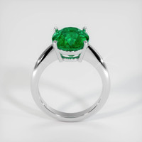 4.18 Ct. Emerald Ring, Platinum 950 3