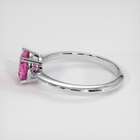 2.17 Ct. Purple Sapphire Ring, 10K White Gold 4