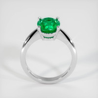 2.76 Ct. Emerald Ring, 18K White Gold 3