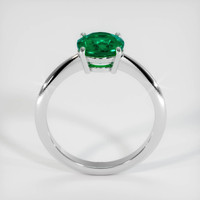 1.23 Ct. Emerald Ring, 18K White Gold 3