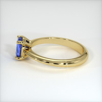 0.67 Ct. Sapphire Ring, 14K Yellow Gold 4