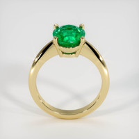 2.76 Ct. Emerald Ring, 18K Yellow Gold 3