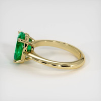 2.76 Ct. Emerald Ring, 18K Yellow Gold 4