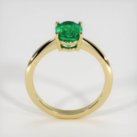 1.55 Ct. Emerald Ring, 18K Yellow Gold 3
