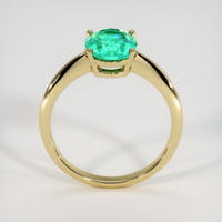 1.55 Ct. Emerald Ring, 18K Yellow Gold 3