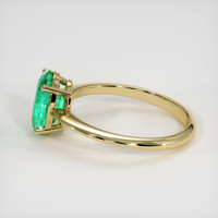 1.55 Ct. Emerald Ring, 18K Yellow Gold 4