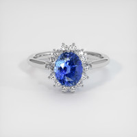 3.49 Ct. Sapphire Ring, Platinum 950 1