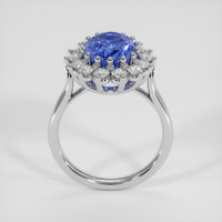 5.56 Ct. Blue Sapphire Ring, Platinum 950 3