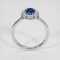 0.98 Ct. Blue Sapphire Ring, Platinum 950 3