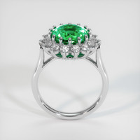 3.59 Ct. Emerald Ring, Platinum 950 3