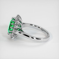 3.59 Ct. Emerald Ring, Platinum 950 4