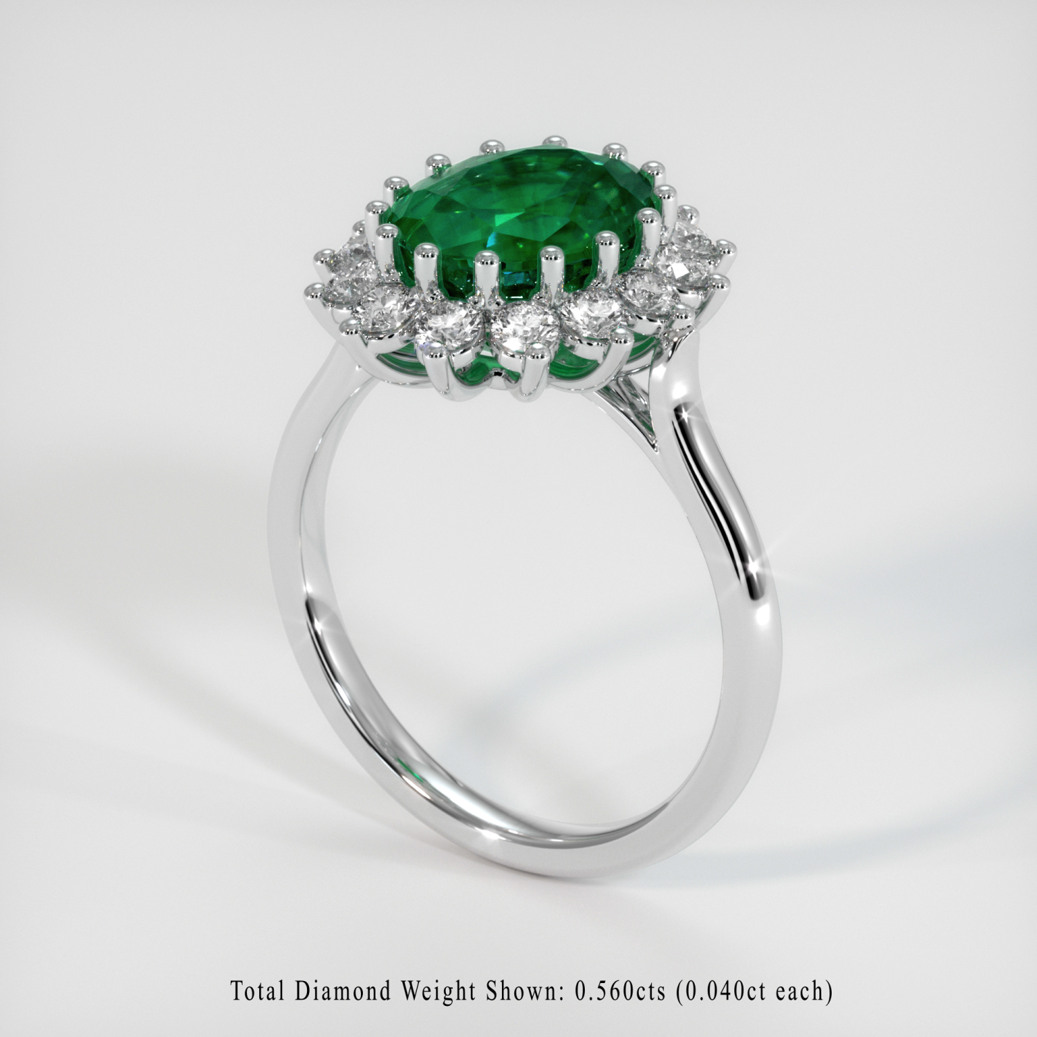 Cost of hot sale emerald ring