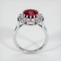 4.04 Ct. Ruby Ring, Platinum 950 3