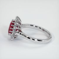 2.31 Ct. Ruby Ring, Platinum 950 4