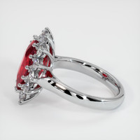 5.03 Ct. Ruby Ring, Platinum 950 4