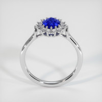 0.77 Ct. Blue Sapphire Ring, Platinum 950 3
