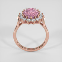 5.24 Ct. Pink Sapphire Ring, 14K Rose Gold 3