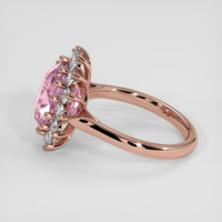 5.24 Ct. Pink Sapphire Ring, 14K Rose Gold 4