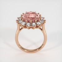 9.97 Ct. Sapphire Ring, 14K Rose Gold 3