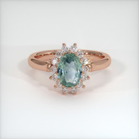 1.19 Ct. Sapphire Ring, 14K Rose Gold 1