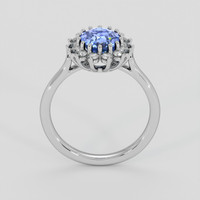 1.97 Ct. Blue Sapphire Ring, 10K White Gold 3