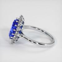 5.85 Ct. Sapphire Ring, 14K White Gold 4