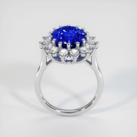 12.55 Ct. Blue Sapphire Ring, 14K White Gold 3