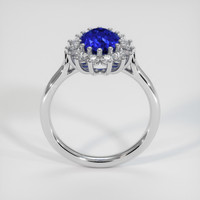 1.60 Ct. Blue Sapphire Ring, 14K White Gold 3