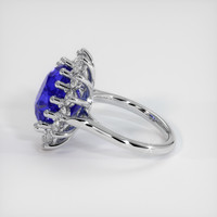 6.03 Ct. Sapphire Ring, 14K White Gold 4