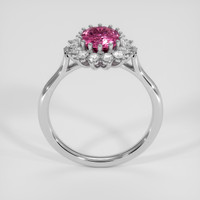 1.68 Ct. Pink Sapphire Ring, 14K White Gold 3