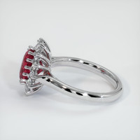 2.31 Ct. Ruby Ring, 14K White Gold 4