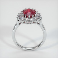 Ruby Ring 3.30 Ct. 14K White Gold Preview
