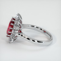 Ruby Ring 3.30 Ct. 14K White Gold Preview