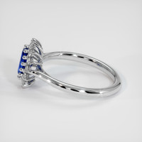 0.85 Ct. Sapphire Ring, 14K White Gold 4