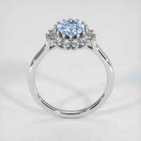 2.33 Ct. Sapphire Ring, 14K White Gold 3