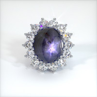 23.63 Ct. Sapphire Ring, 14K White Gold 1