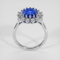 11.66 Ct. Blue Sapphire Ring, 14K White Gold 3