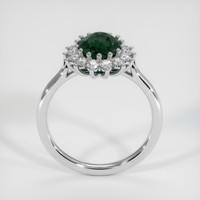 2.17 Ct. Green Sapphire Ring, 14K White Gold 3