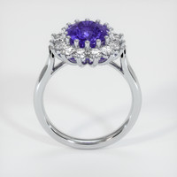 2.90 Ct. Sapphire Ring, 14K White Gold 3