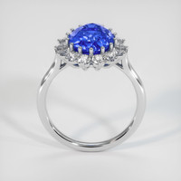 5.85 Ct. Sapphire Ring, 18K White Gold 3