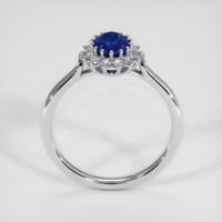 1.24 Ct. Blue Sapphire Ring, 18K White Gold 3