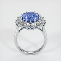 6.83 Ct. Sapphire Ring, 18K White Gold 3