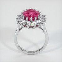 8.00 Ct. Sapphire Ring, 18K White Gold 3